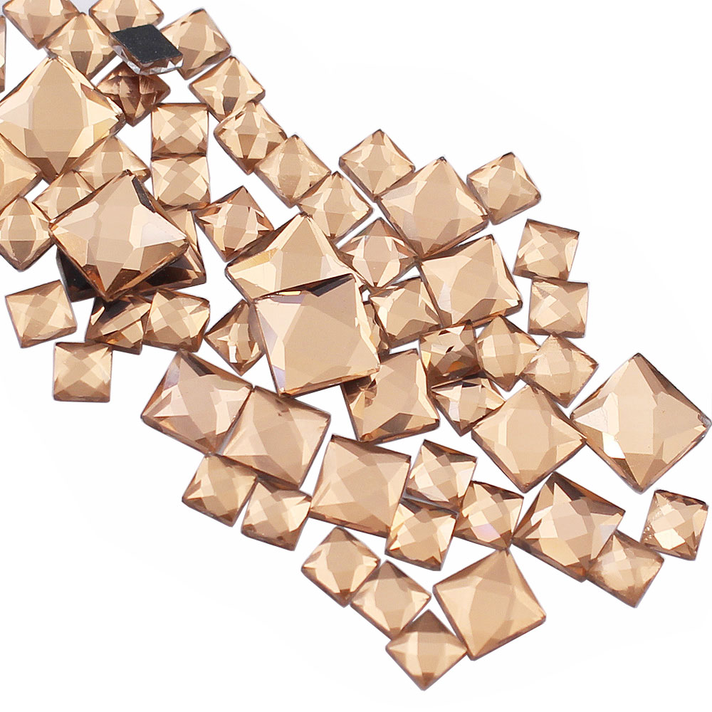 5mm 8mm 10mm Rhinestones Squar - огляд і ціна Hotfix Rhinestone Sheet