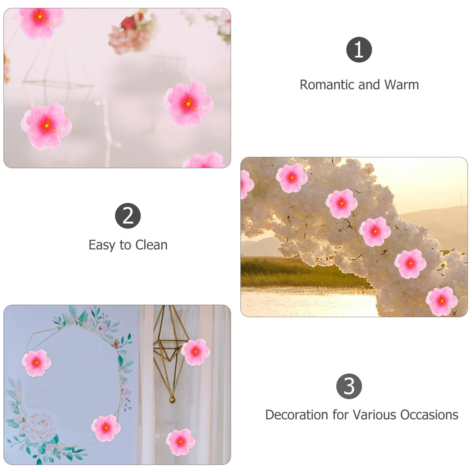 100Pcs Embellishments Fabric C - огляд і ціна Craft Embellishment