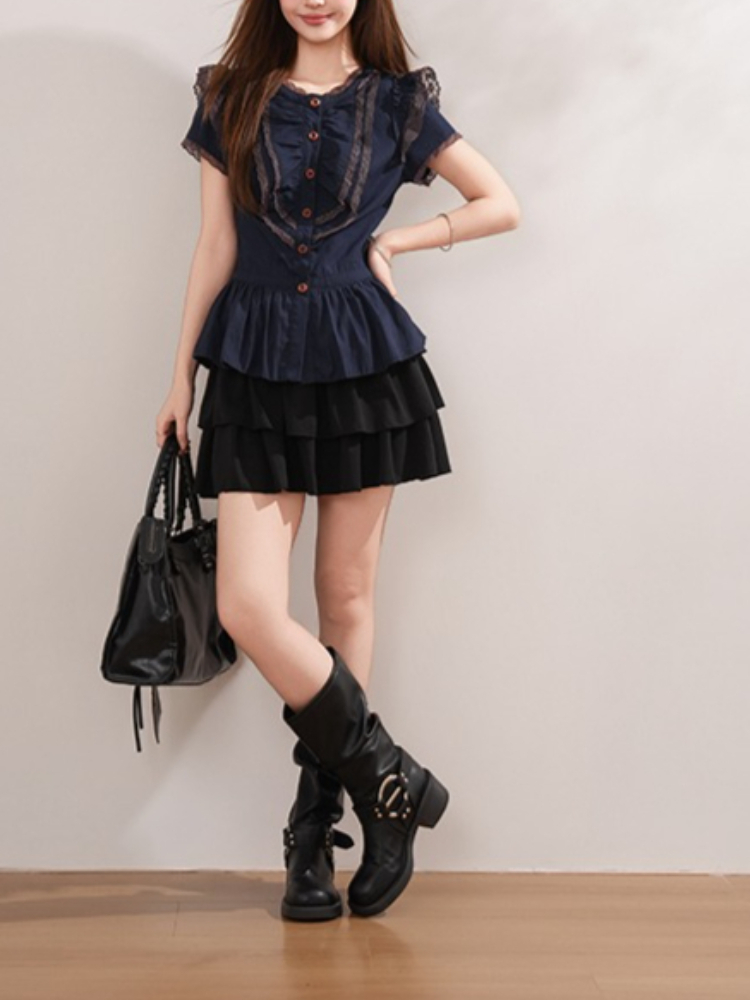Vintage Gothic Japanese Women  - огляд і ціна Elastic Lace Trim