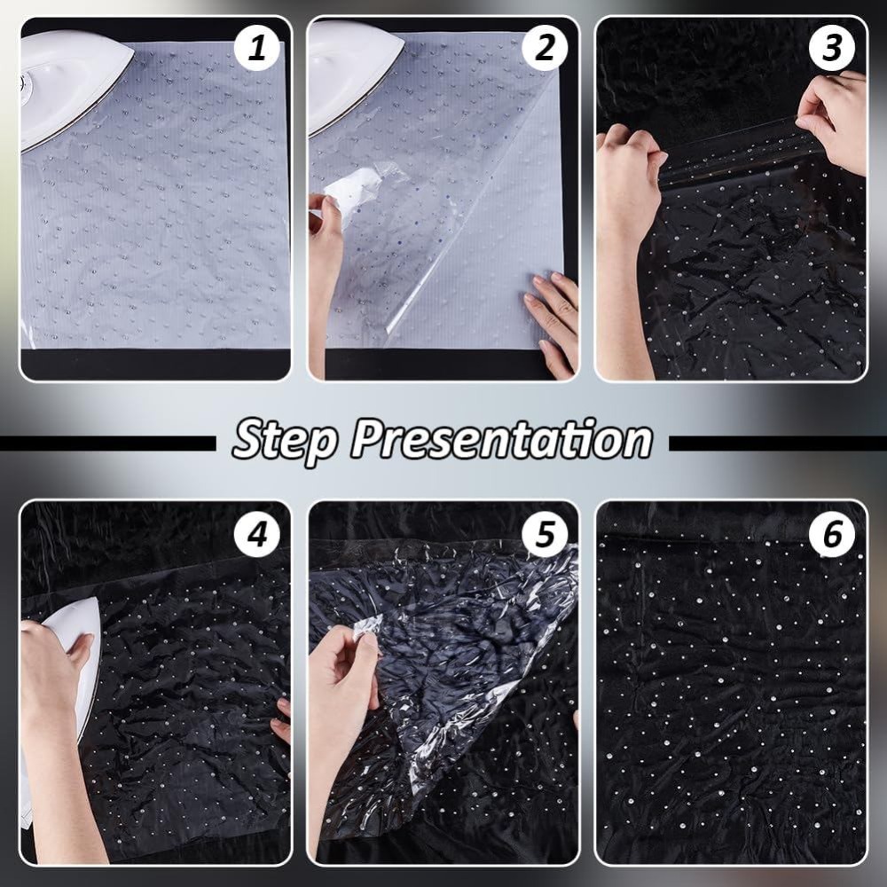 10 Sheet Glitter Hotfix Rhines - огляд і ціна Hotfix Rhinestone Sheet