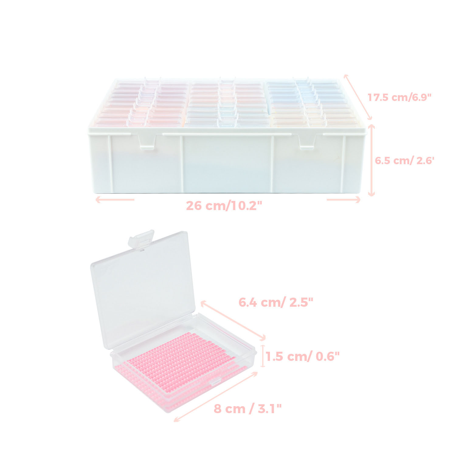 Diamond Painting Art Trays Set - огляд і ціна Craft Embellishment Storage