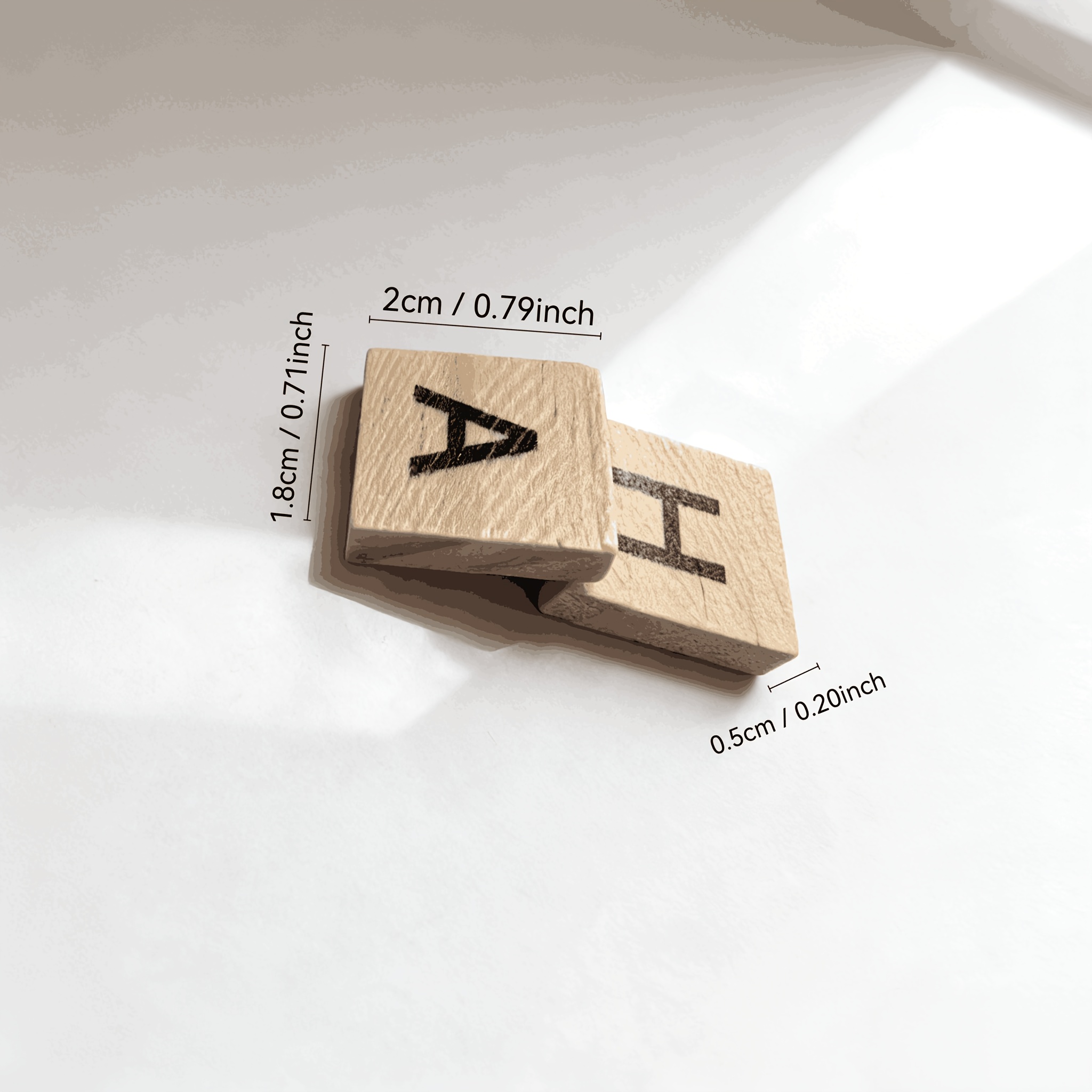 100PCS  Wooden Letter Cubes fo - огляд і ціна Craft Embellishment