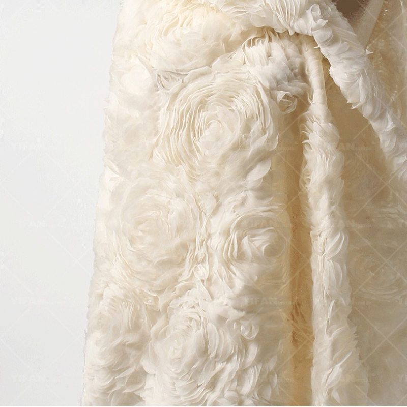 High End Texture 3D Plate Flow - огляд і ціна Crystal Mesh Fabric