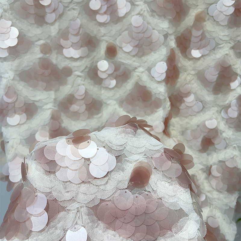 Mesh Base Cloth Sequin Embroid - огляд і ціна Crystal Mesh Fabric