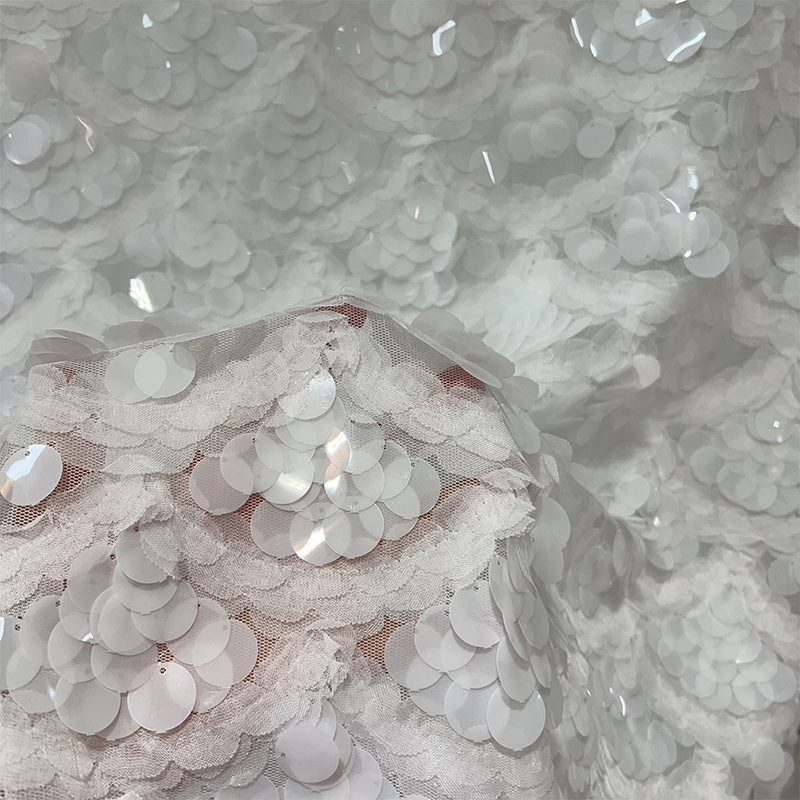 Mesh Base Cloth Sequin Embroid - огляд і ціна Crystal Mesh Fabric