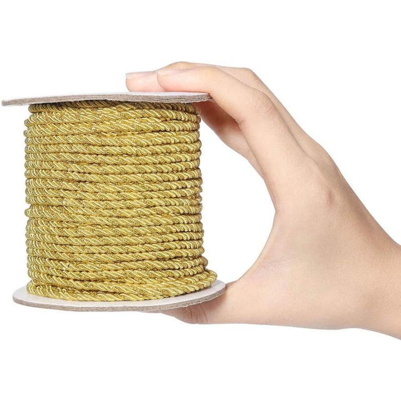 3mm / 35 Yards Metallic Twiste - огляд і ціна Cord Trim Twisted