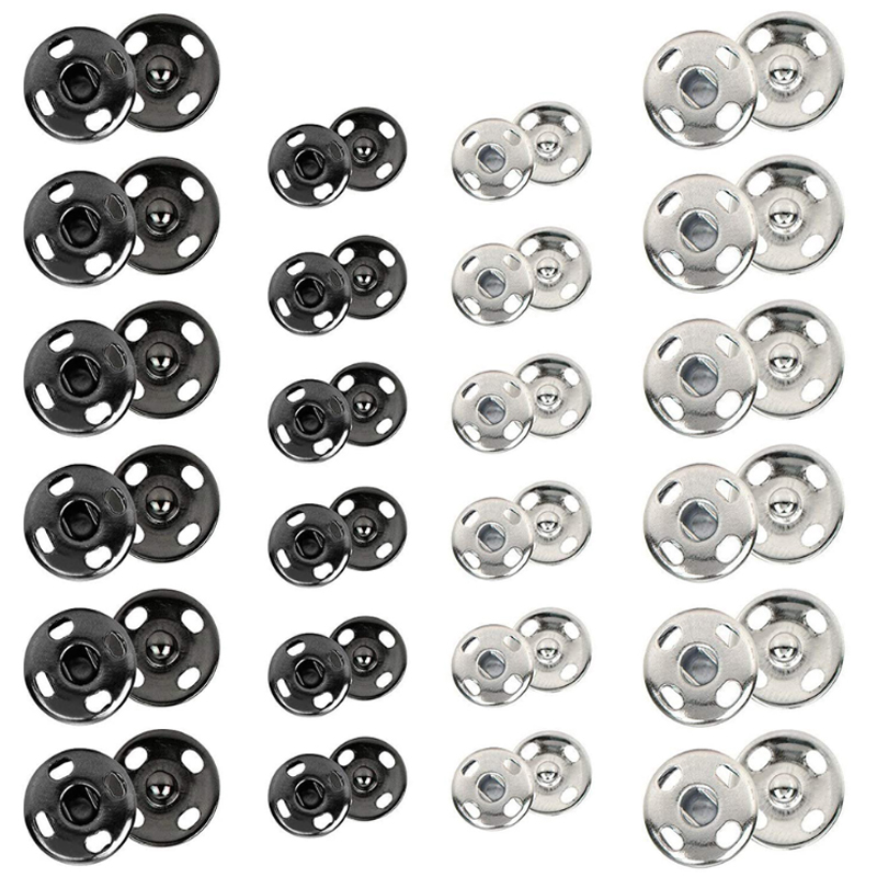 10/50 Set 8-10mm Metal Sew-on  - огляд і ціна Iron On Stud Set