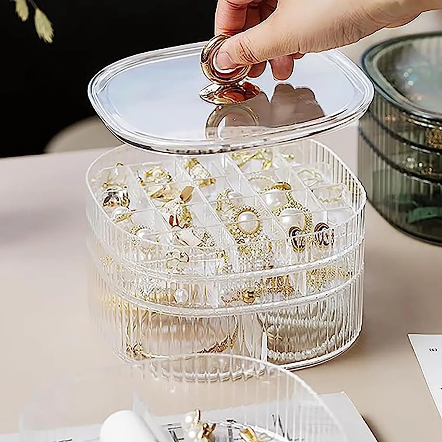 Jewelry Box, Jewelry Organizer - огляд і ціна Craft Embellishment Storage