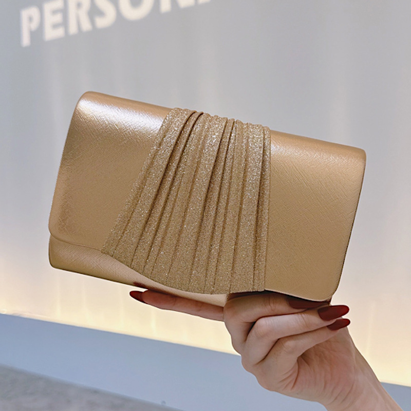 Golden Small Evening Clutch Ba - огляд і ціна Tassel Fringe Trim
