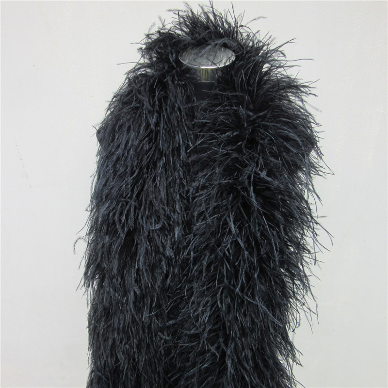 2 Meters 6 Layer White Natural - огляд і ціна Feather Trim Marabou
