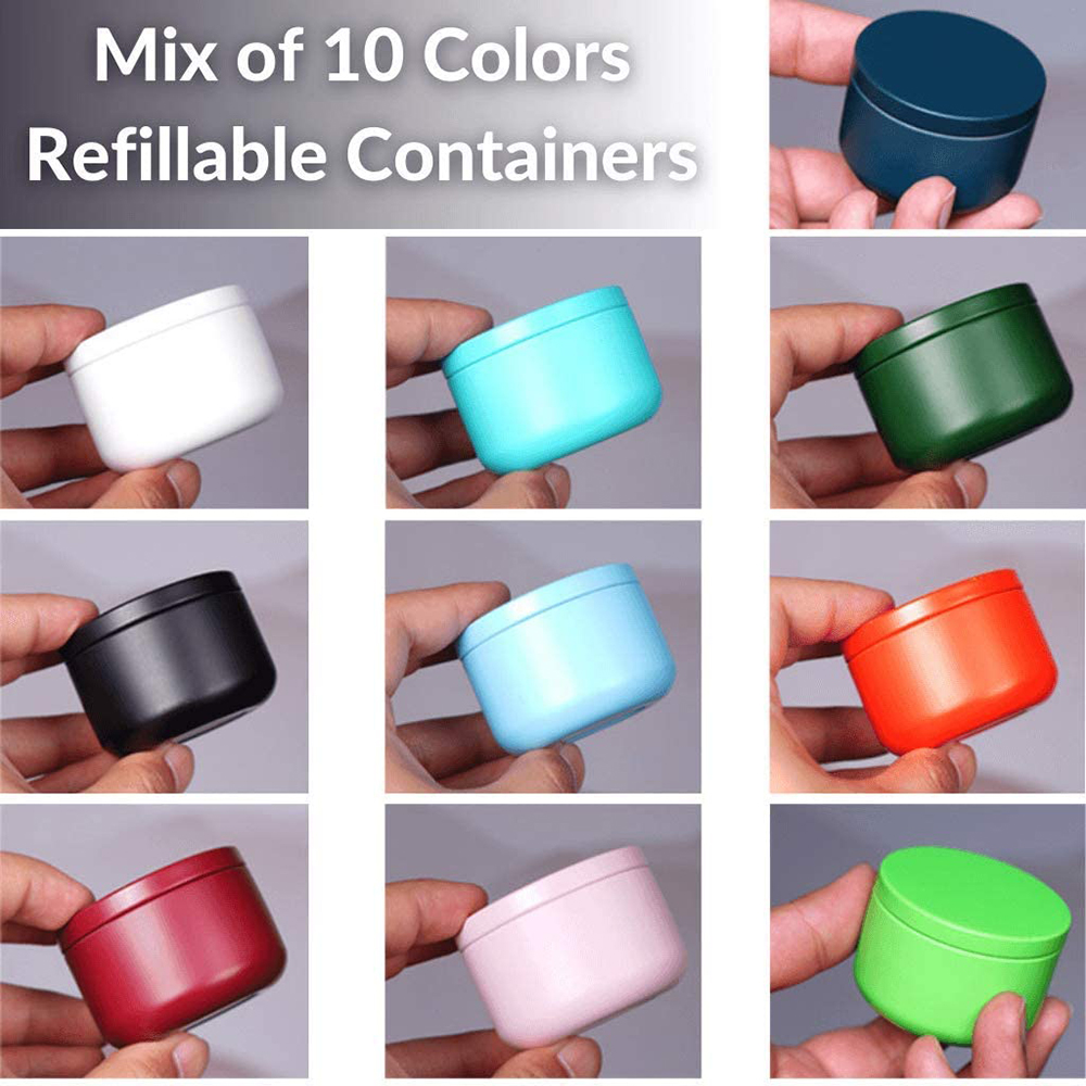 Tea Can with Airtight Lids Tin - огляд і ціна Craft Embellishment Storage