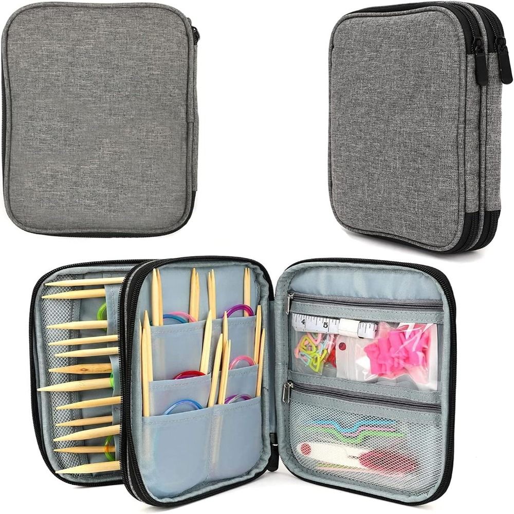 Knitting Needle Case, Portable - огляд і ціна Craft Embellishment Storage