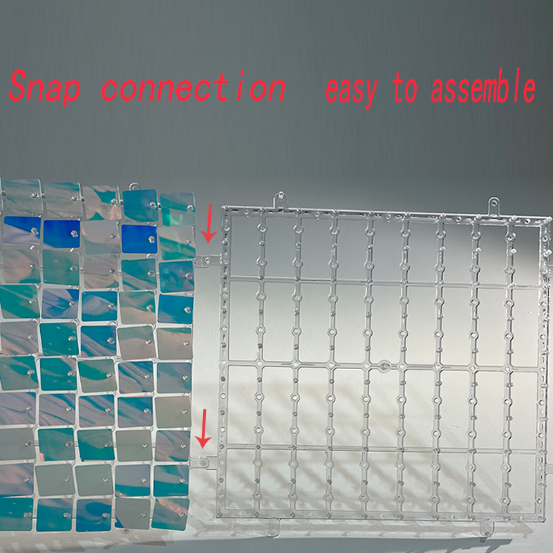 10/20pcs 3D Sequins Wall Panel - огляд і ціна Sequin Fabric Panel
