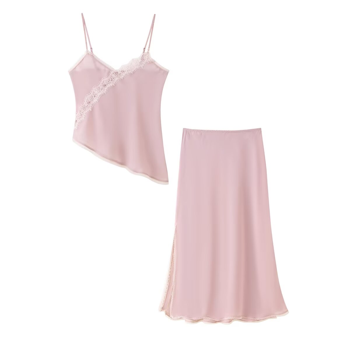 Tidalyf 2025 Women Pink Cami T - огляд і ціна Elastic Lace Trim
