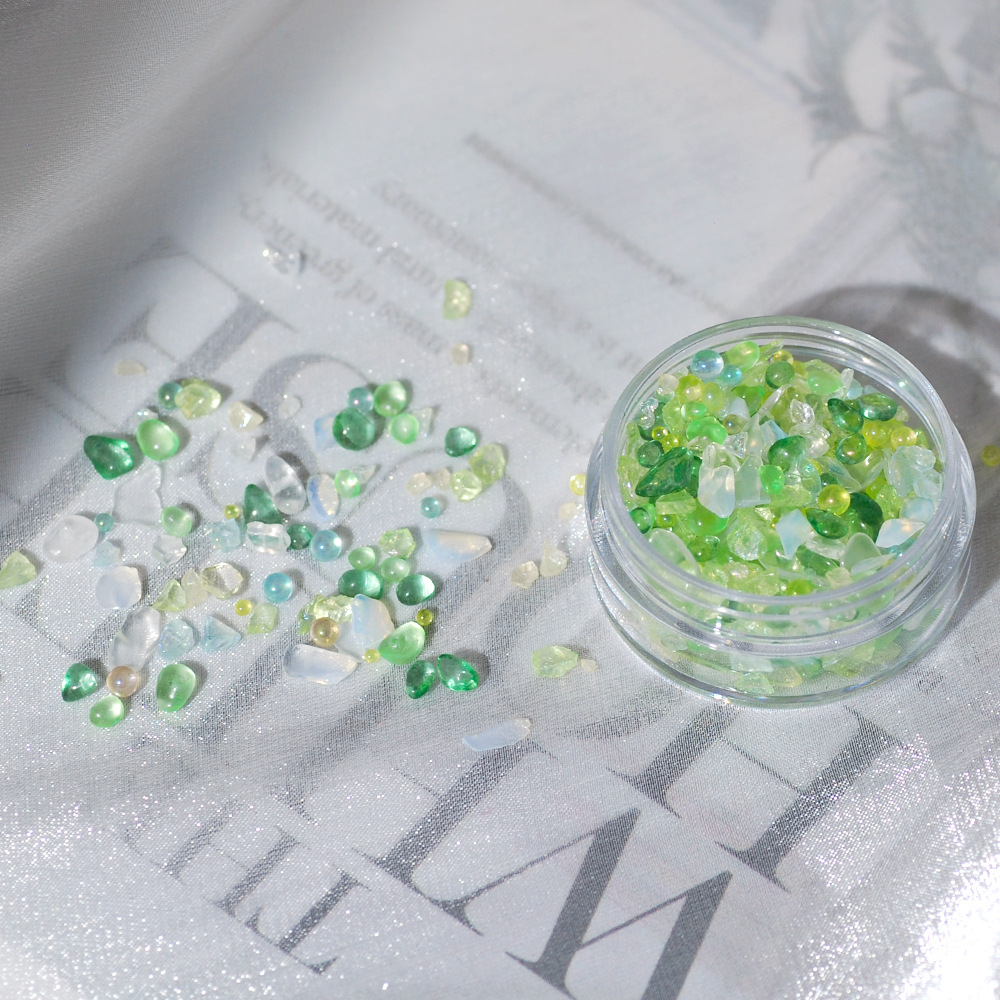 DIY Seashell Resin Gems Irregu - огляд і ціна Embellishment Glue Craft