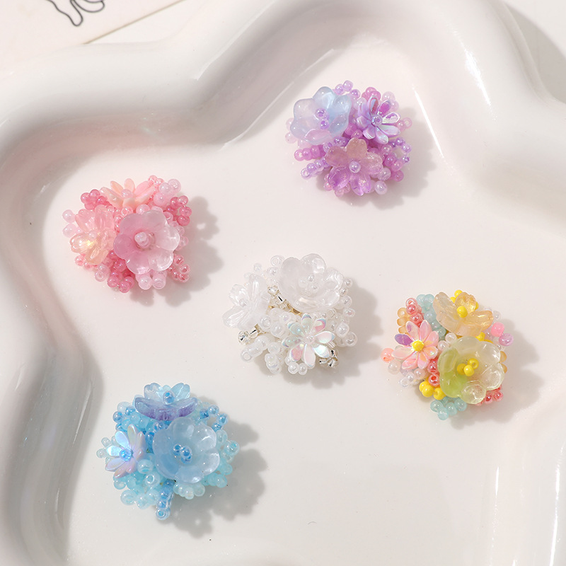 2pcs Crystal Flower Patches fo - огляд і ціна Applique Patch Flower