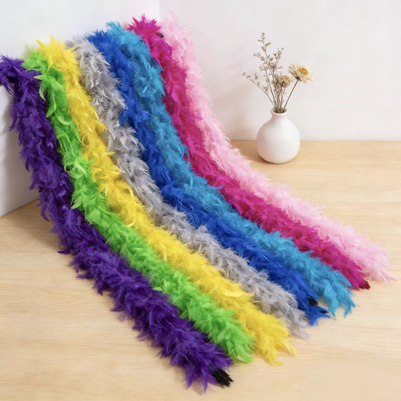 2M Turkey Marabou Feathers Boa - огляд і ціна Feather Trim Marabou