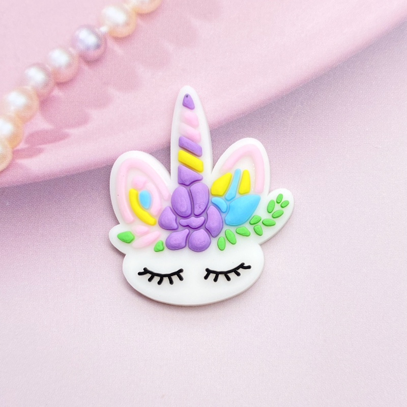 12pcs Cute Mini Unicorn head P - огляд і ціна Embellishment Glue Craft
