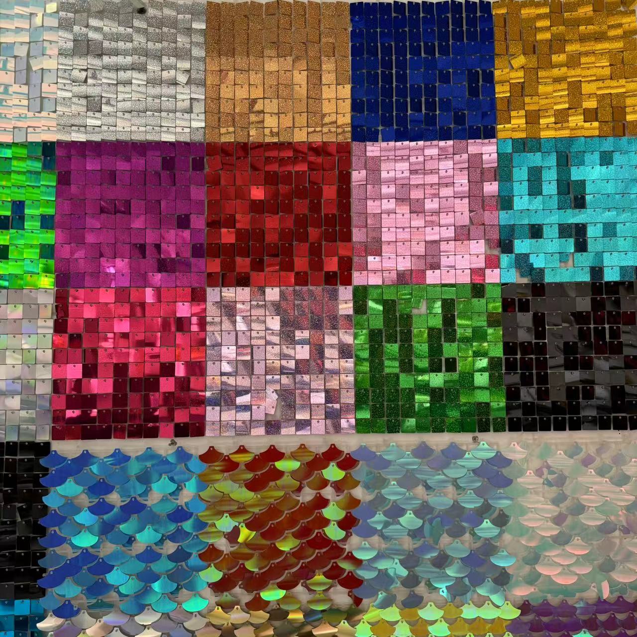 Shimmer Wall Backdrop Panels L - огляд і ціна Sequin Fabric Panel