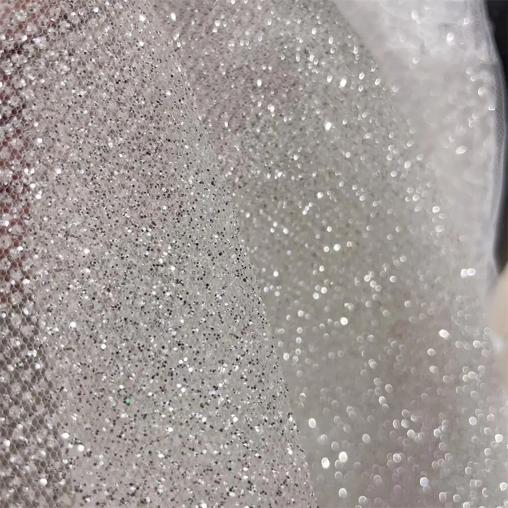 Superdensity-Silver Glitter Ne - огляд і ціна Crystal Mesh Fabric
