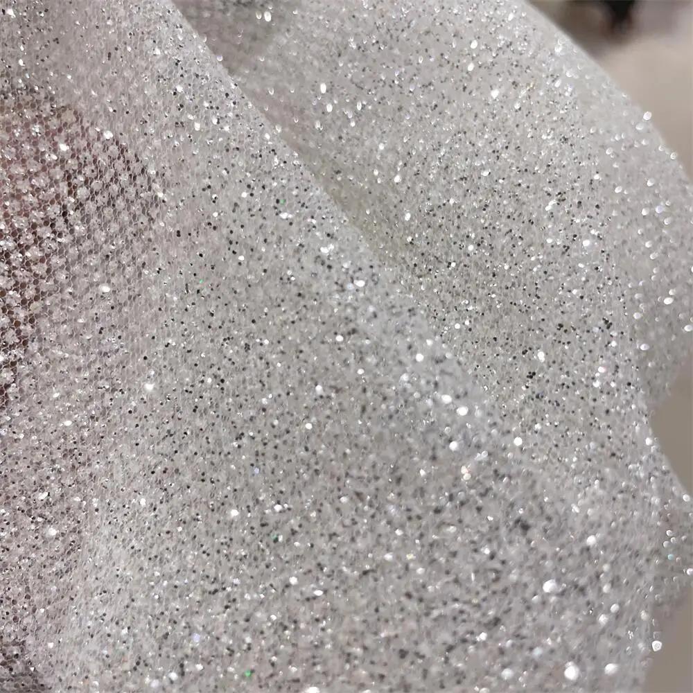Superdensity-Silver Glitter Ne - огляд і ціна Crystal Mesh Fabric