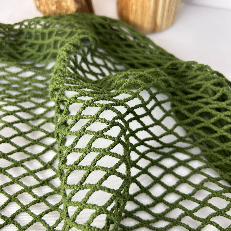 Cotton Linen Fish Net Fabric L - огляд і ціна Crystal Mesh Fabric