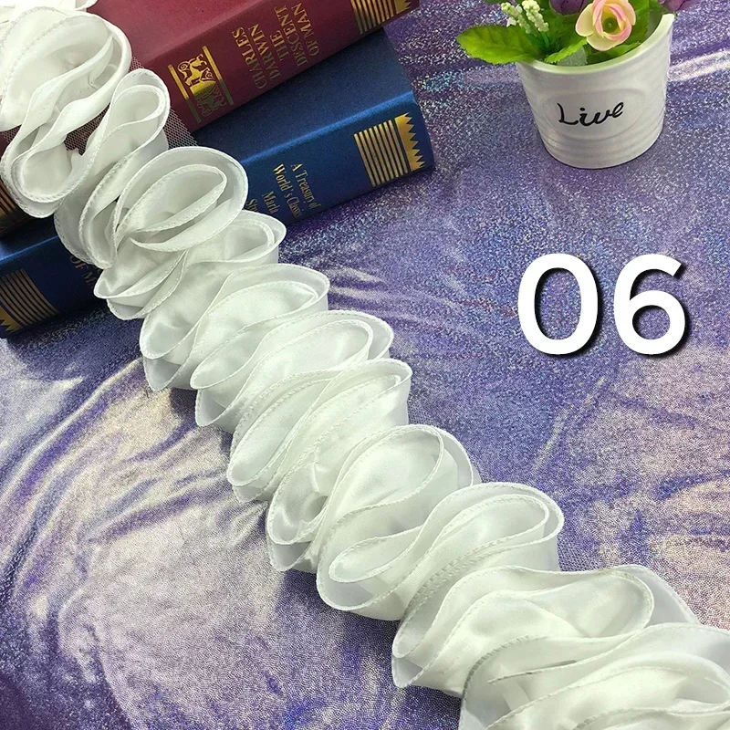 5Yards Pleated Ruffled Trim Sh - огляд і ціна Fringe Ribbon Sewing